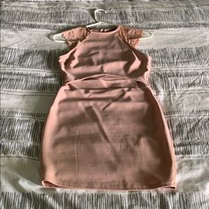 Light pink short dress